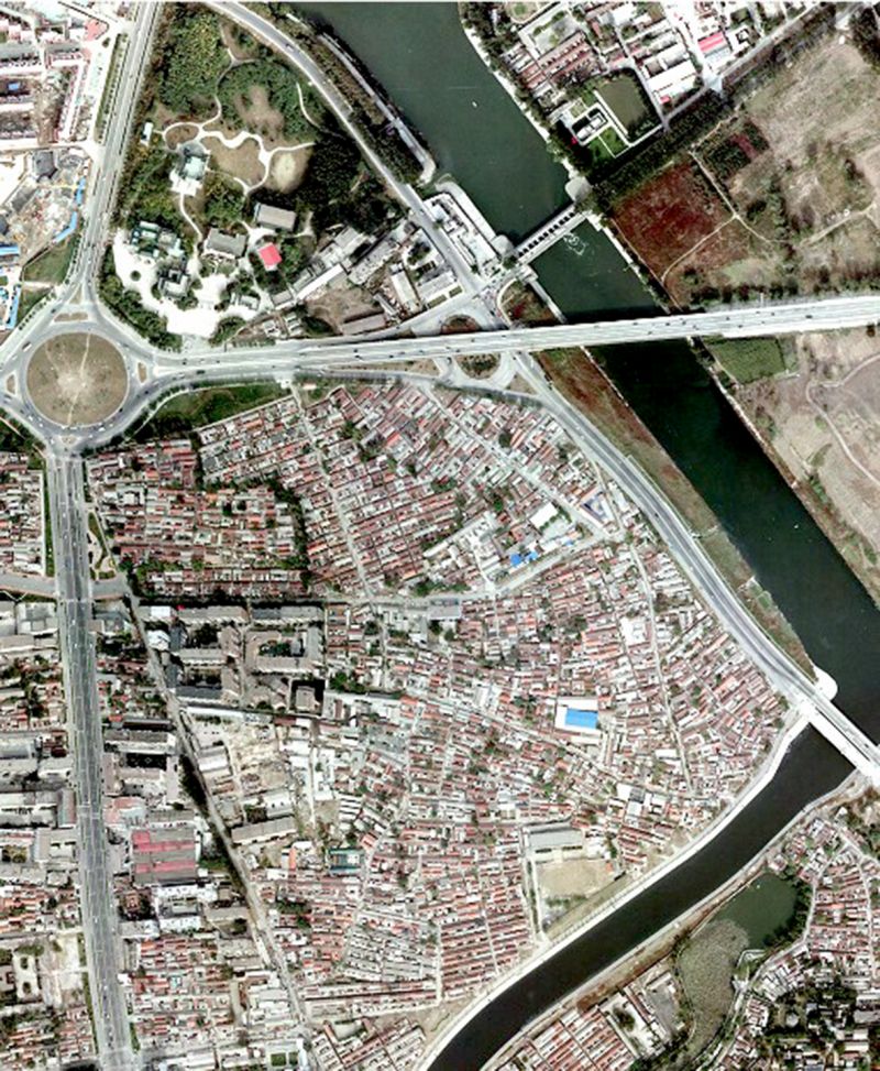 4-图2-1 运河商务区启动区影像图_2002年.jpg